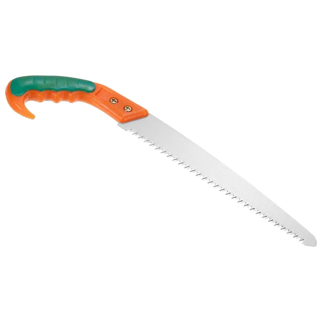 10" Hand Pruning Saw,Straight Blade Plastic Handle Double-edge Tooth