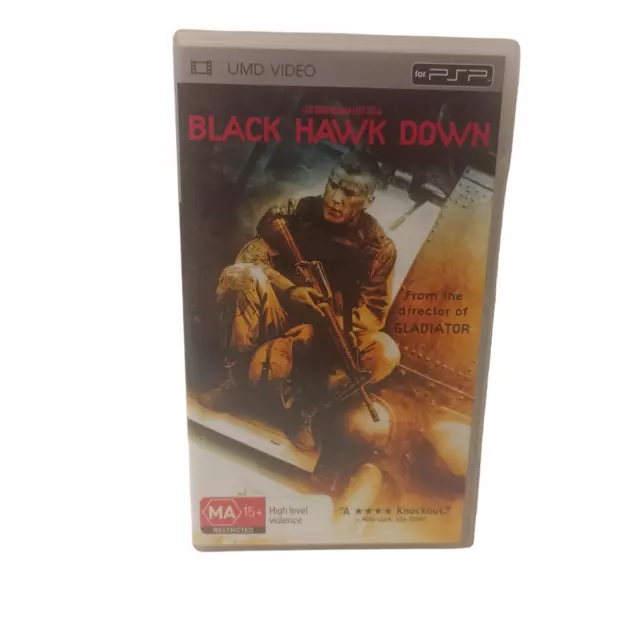 Sony PlayStation Portable PSP UMD Video Movie Black Hawk Down War/Military