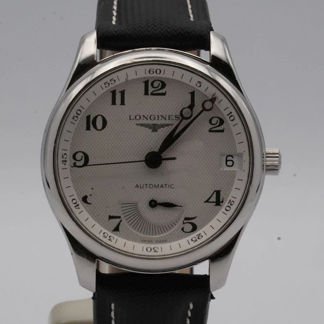 Longines Master Automatik Herren Uhr 42Mm Stahl Vintage L.693.2 Weiss L028