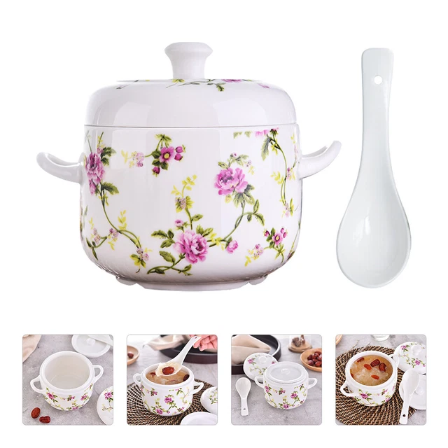 Piccolo vaso per zuppa vaso per uccellini in ceramica mini contenitore vaso in ceramica