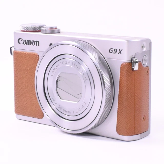 Near Mint CANON Power Shot G9X Mark II Silver w/box, two batteries from Japan 3