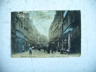 CPA BESANCON animée la grande rue LE PETIT PARISIEN 1904