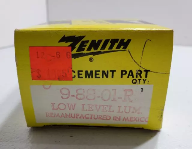 Vintage Zenith Replacment Part  9-88-01 R  B3/E22