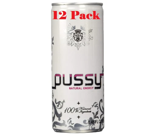 Pussy Natural Energy Drink 12 Pack