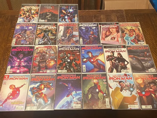 Invincible Iron Man #1 - #14 Set! #9 2Nd Print First Full Riri Williams! 2016