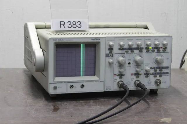 METRIX OX800 OSCILLOSCOPE 2x20MHz # R383