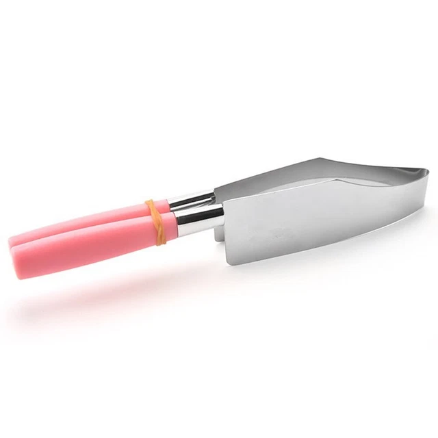Cortador de pasteles antideslizante color aleatorio acero inoxidable duradero suministros domésticos