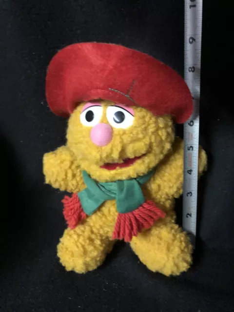 1987 Mcdonald's Baby Fozzie Bear Muppets Christmas Plush Toy Jim Henson Vtg Gift