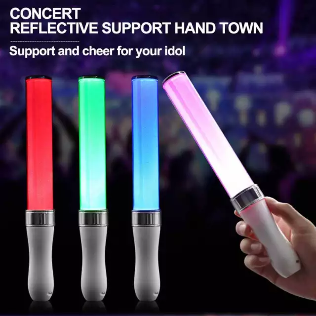 1/2Pcs Poi Glow Sticks 15 Pattern Light Stick LED Light Concert Party Prop New