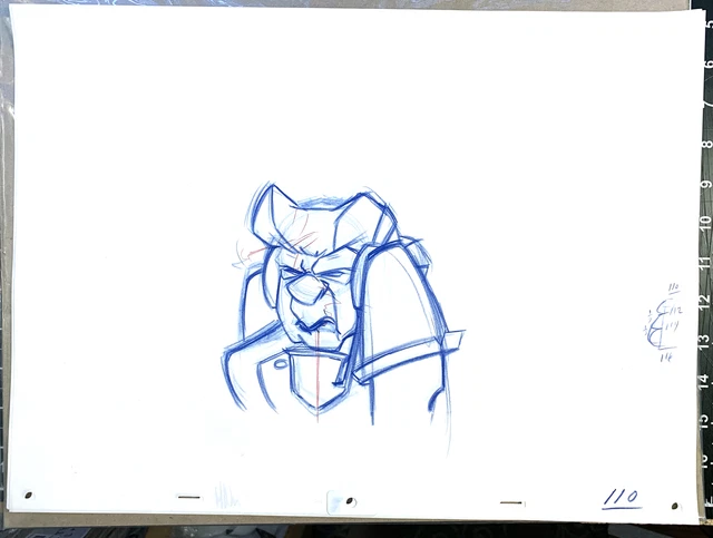 Atlantis 2001 Packard Walt Disney Key Production Animation Cel Drawing 110