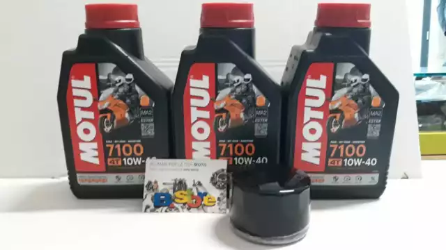 3 Lt Kit Tagliando Filtro Olio Motul 7100 10W40 Yamaha Tmax Xp Sp T Max 500 530