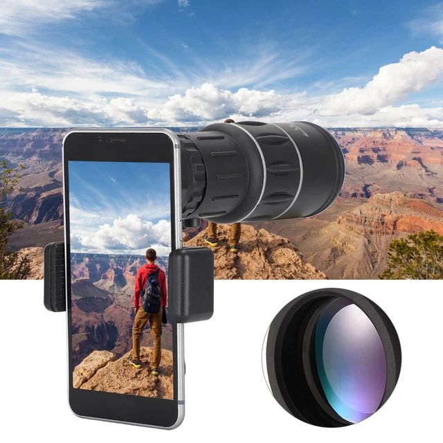 16X Lente Monocular para Cámara de Senderismo HD Telescopio Zoom Impermeable A Prueba de Niebla Wit Lo último