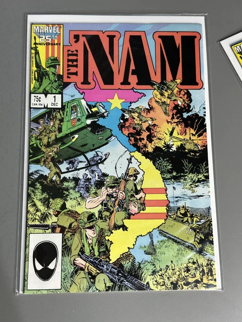 Marvel Comics The Nam Vietnam War Books 1-4 7-9 25 21 9 Issue Lot Retro 1980s 2