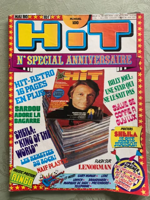 Hit Spécial Anniversaire N°  100 Genre Salut Les Copains  Sheila Sardou  Etc