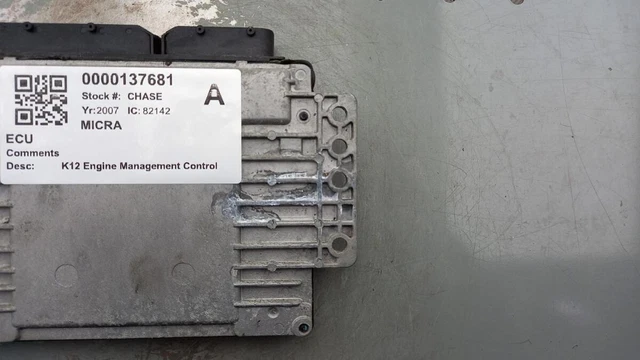 NISSAN MICRA 2003-2010 Ecu Engine Management Control Module 1.2L Petrol ...