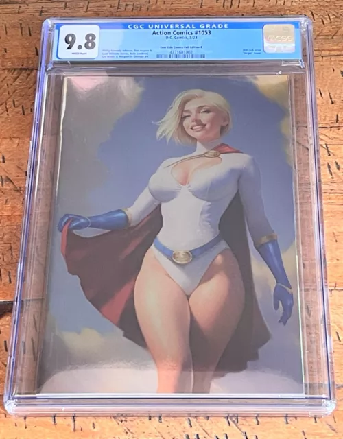 Action Comics 1053 Cgc 9.8 Will Jack Power Girl Megacon Foil Virgin Variant-D