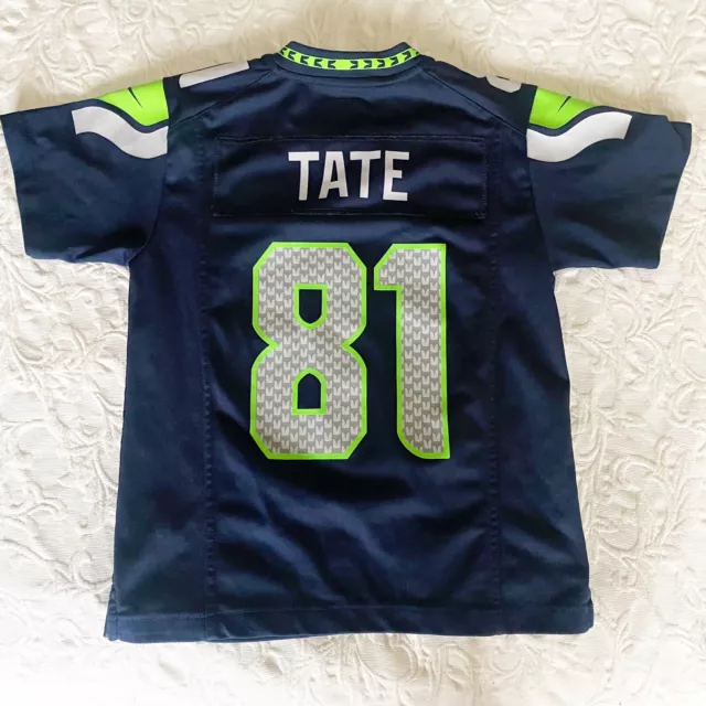 NFL Youth S (7/8 ) Tate #81 Nike Seattle Seahawks Navy Football Jersey