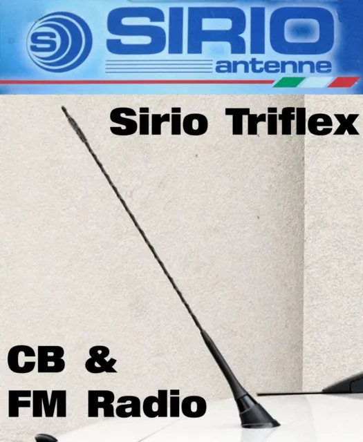 Sirio Triflex, Works on CB Radio and FM Broadcast Band RX + 5m cables, BRAND NEW