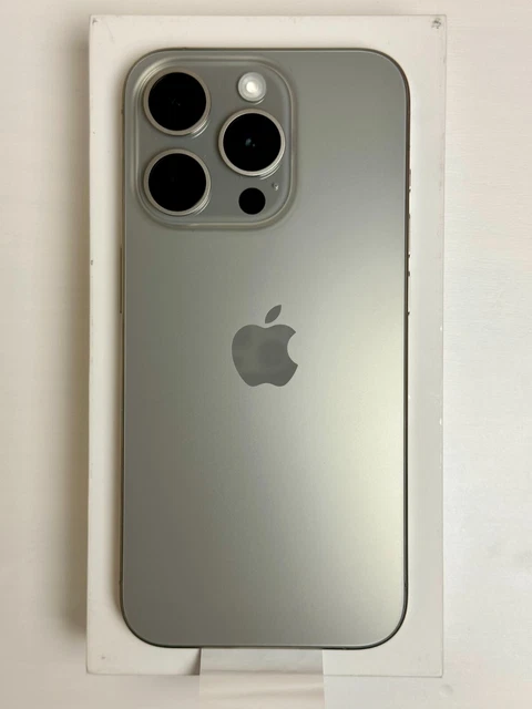 Apple iPhone 15 Pro 128GB Natural Titanium (Factory Unlocked) New, Warranty