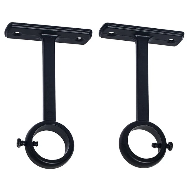 Ceiling Mounted Curtain Rod Brackets, Heavy Duty Ceiling Bracket for 1 Inch9674