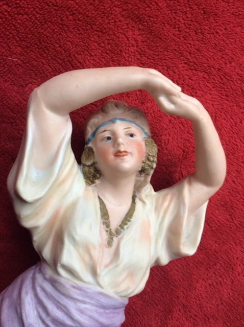 Ancien Bébé Biscuit Porcelaine – Heubach Gebruder – Poupée Piano