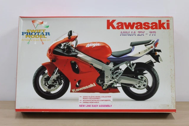 つきお 模型/プラモデル PROTAR KAWASAKI ZX7R RACING TEAM 1/9