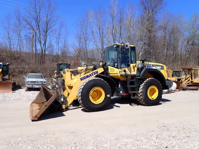 2017 Komatsu WA380-8 Wheel Loader CLEAN! SIDE DUMP BUCKET 23.5-25 A/C