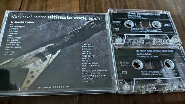 VARIOUS ARTISTS The Chart Show Ultimate Rock Double Cassette Tape 