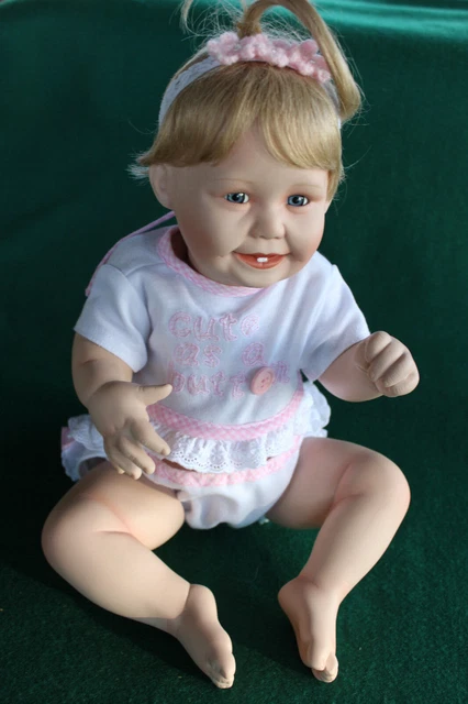 Ashton-Drake Doll Cute as a Button Bareley Yours Collection Porcelain 1993-95 
