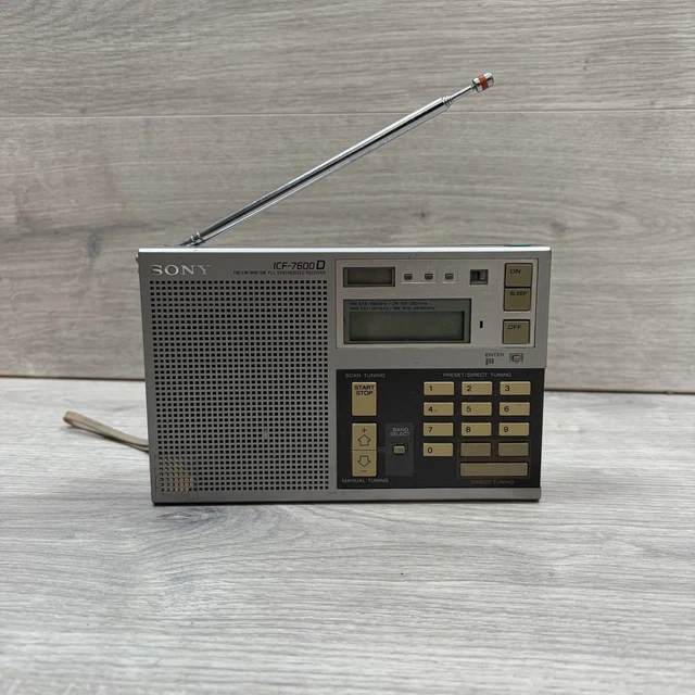 Récepteur radio PHILIPS D2825 FM/LW/MW/SW 9 SHORT WAVE BANDS : WORKS