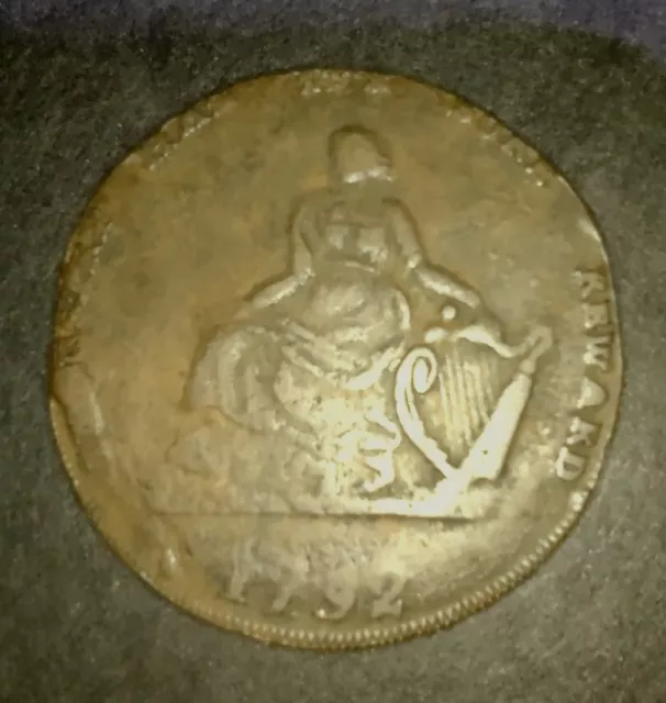 1792 Conder Half penny Token Pro Bono Publico