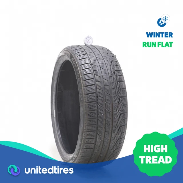 Used 245/35R20 Pirelli Winter 240 Sottozero Series II Run Flat 95V - 8/32