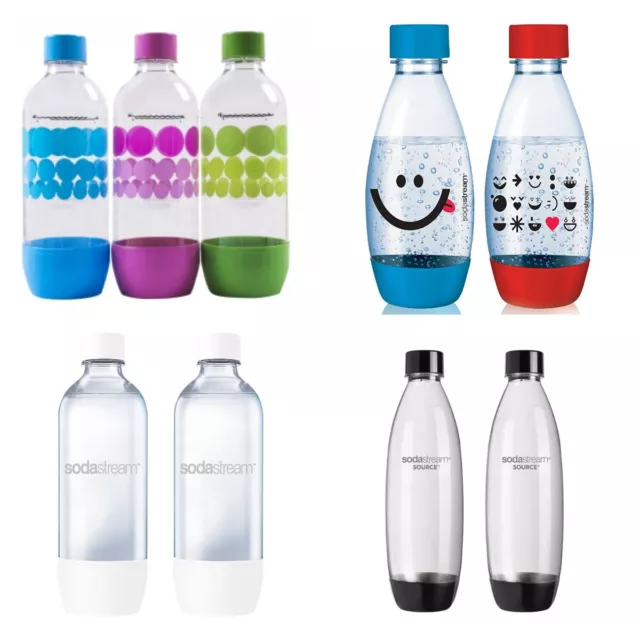 SodaStream Carbonating Bottles 1/0.5 L Liter EXPIRY 3 YEARS CHOOSE YOUR BOTTLES