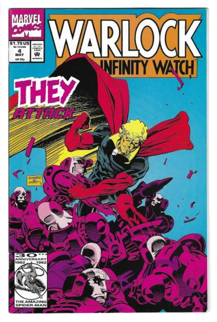 WARLOCK & THE INFINITY WATCH #4 -- HI-GRADE! Marvel! May 1992! NM-    ***B3G1***