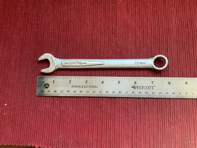 Napa 12 point 15mm Combination Wrench  Part# NDM 55 Made USA