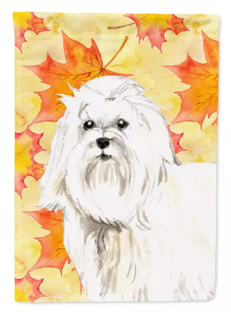 Maltese Fall Leaves Flag Garden Size CK1834GF