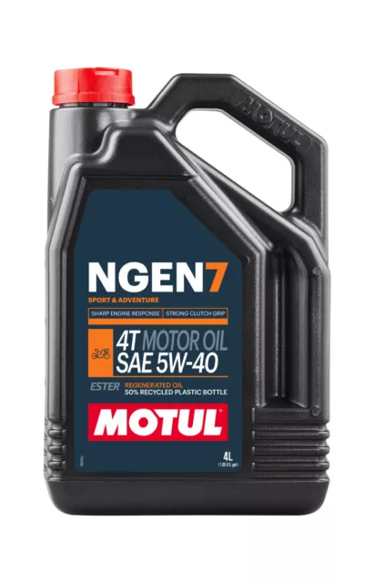 Motorcycle engine lubricating oil NGEN 7 5W40 4T 4L (NEW 7100) (4UD)