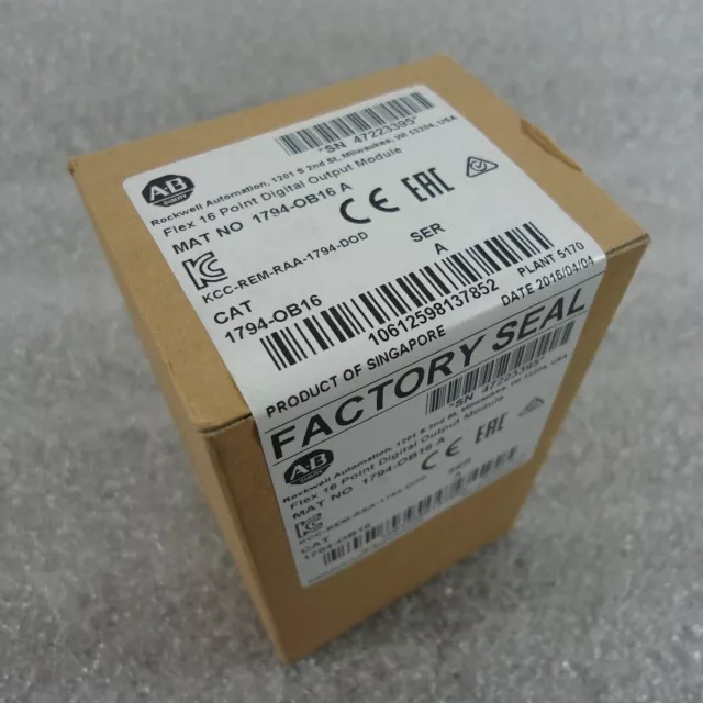 AB 1794-OB16 SER A Flex 16 Point Digital Output Module Allen Bradley 1794OB16