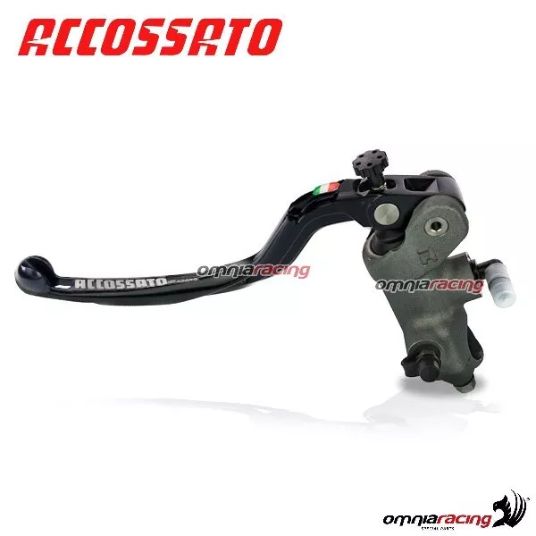 Radial hydraulic clutch master cylinder Accossato forged fixed lever RST 16X16