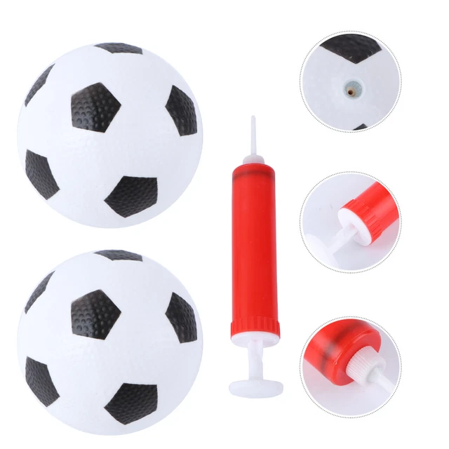 Lot De 3 Mini Ballons De Football 16cm - Souples Et Gonflables Pour Enfants (PVC, Jeu Intérieur/Extérieur)