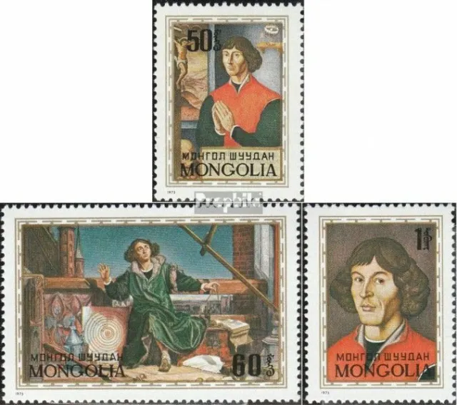 Mongolei 774-776 (kompl.Ausg.) postfrisch 1973 Nikolaus Kopernikus