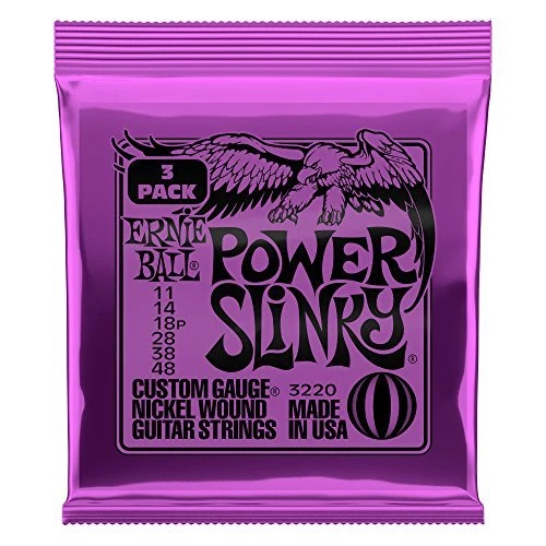 Guitar Strings Electric Ernie Ball 3220 Power Slinky 11-48 Offer X3 SETS!