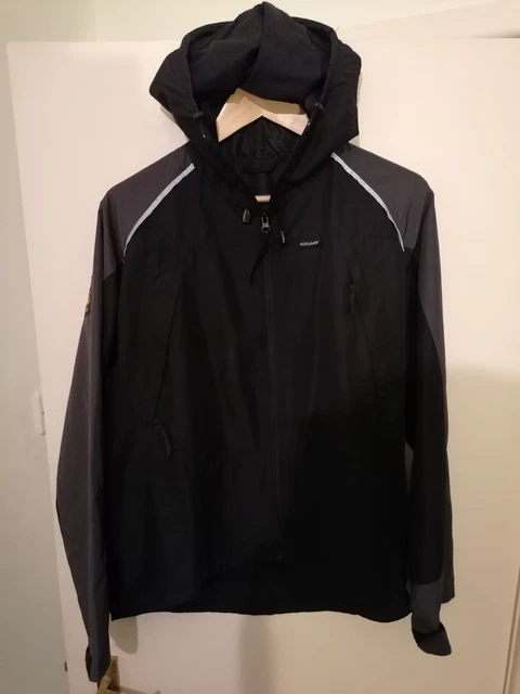paramo nikwax windbreaker single skin jacket. Mens small. Black and grey