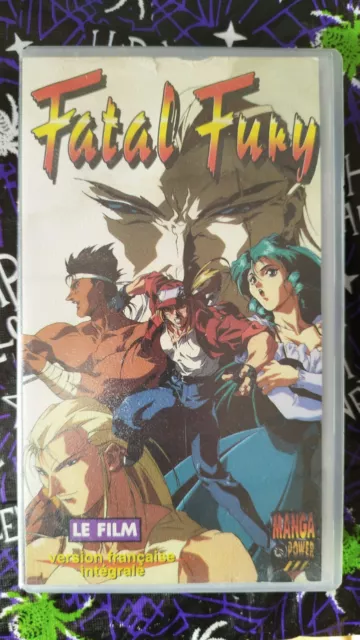 VHS Fatal Fury version francaise intégrale Manga RARE k7 video cassette SNK