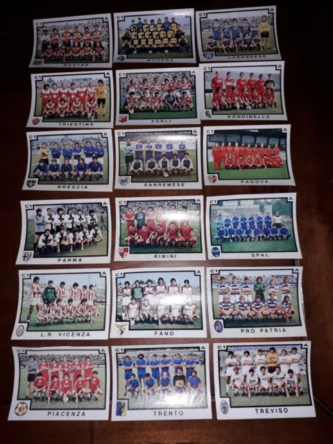 lotto  FIGURINE CALCIATORI PANINI 1982-83 da RECUPERO squadre serie c girone A