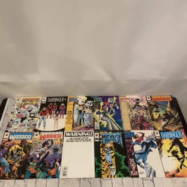 Huge Comic Book Mixed Lot of 40 + Valiant Mirage & Eternal Warrior 1A 3