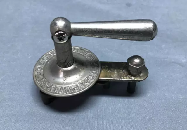 VTG Nickel Over Brass George H Tay Toilet Tank Flush Leaver Handle Old 1546-23B