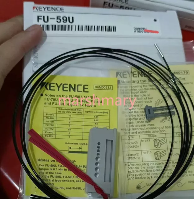 1pc NEW Keyence FU-59U Fiber Optic Sensor FU59U