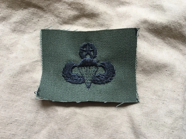 Brevetto Metallo US Airborne MASTER Paracadutisti Ali Stella - Foto 14