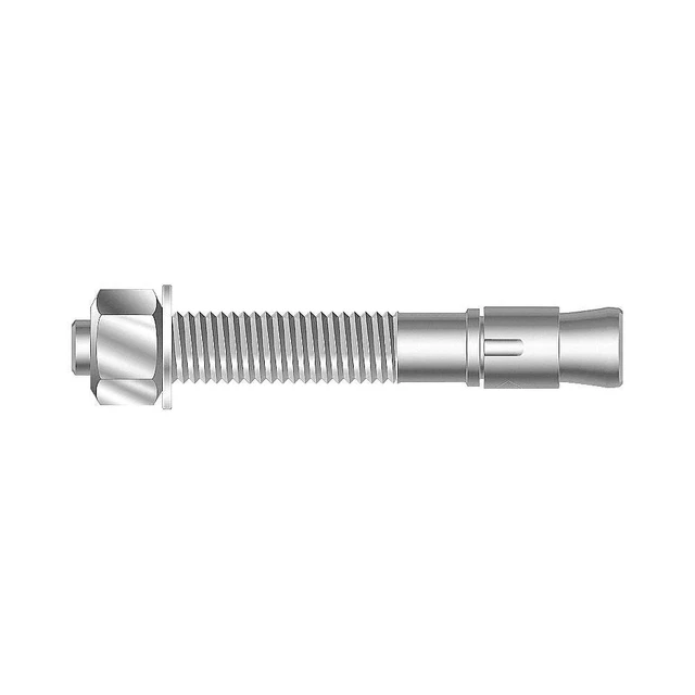 MKT FASTENING 275841S Wedge Anchor,Dia.5/8",SS,Ln.4-1/2",PK5